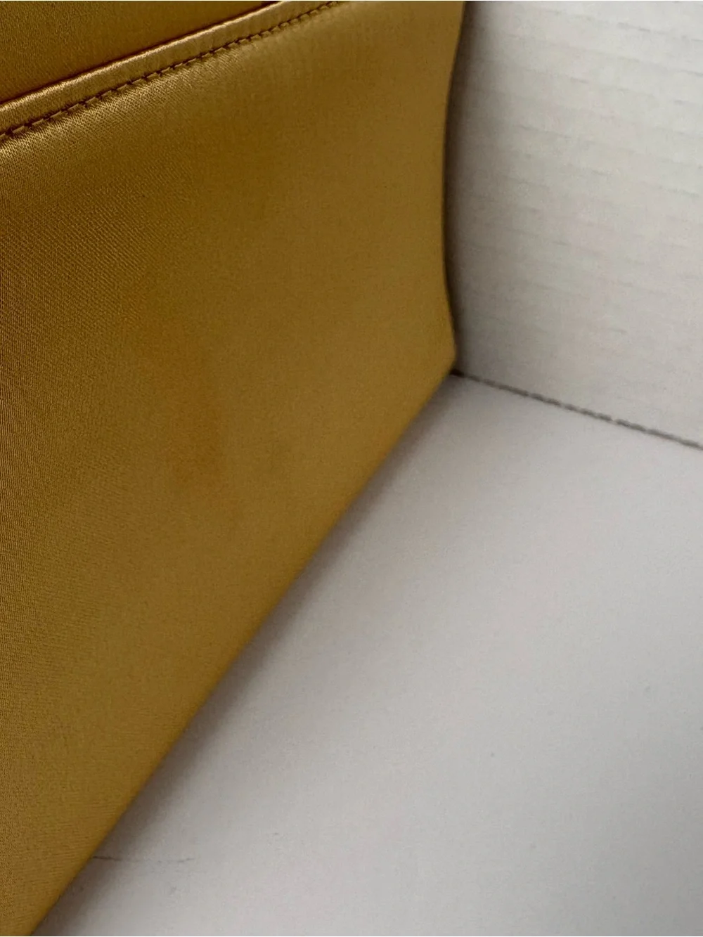 NWT- Valerie Stevens gold satin convertible evening clutch